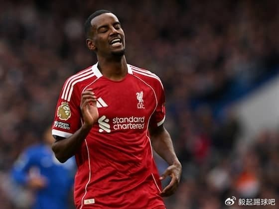 利物浦前锋伊萨克周四回归训练 有望欧冠对阵巴