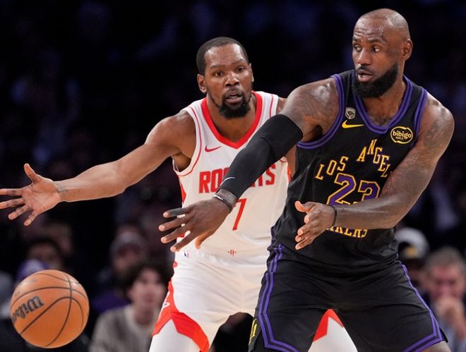 湖人双杀火箭系列赛2-0领先 詹姆斯率队展现统治